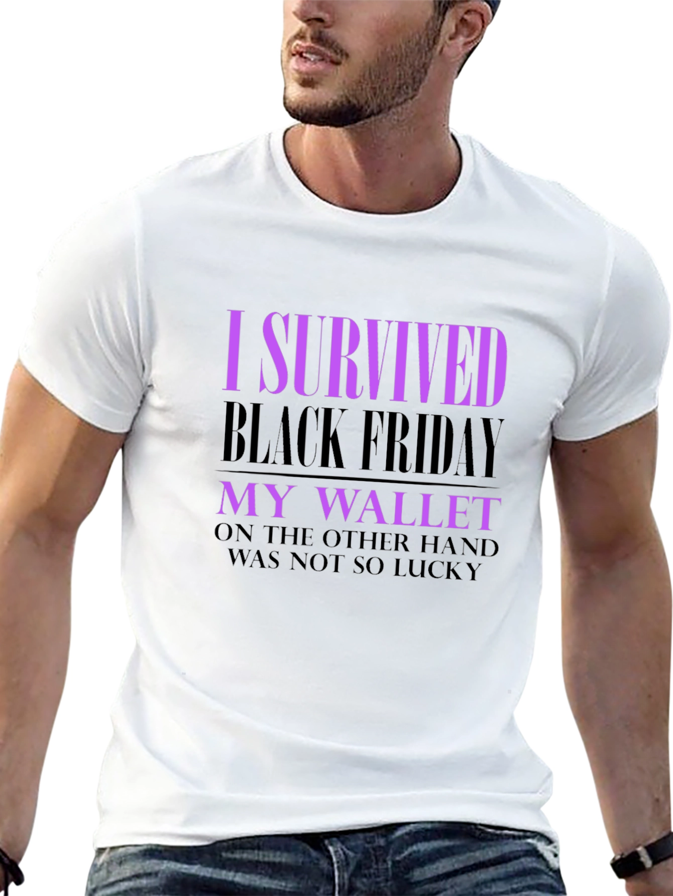 Black Friday Survivor Novelty T-Shirt