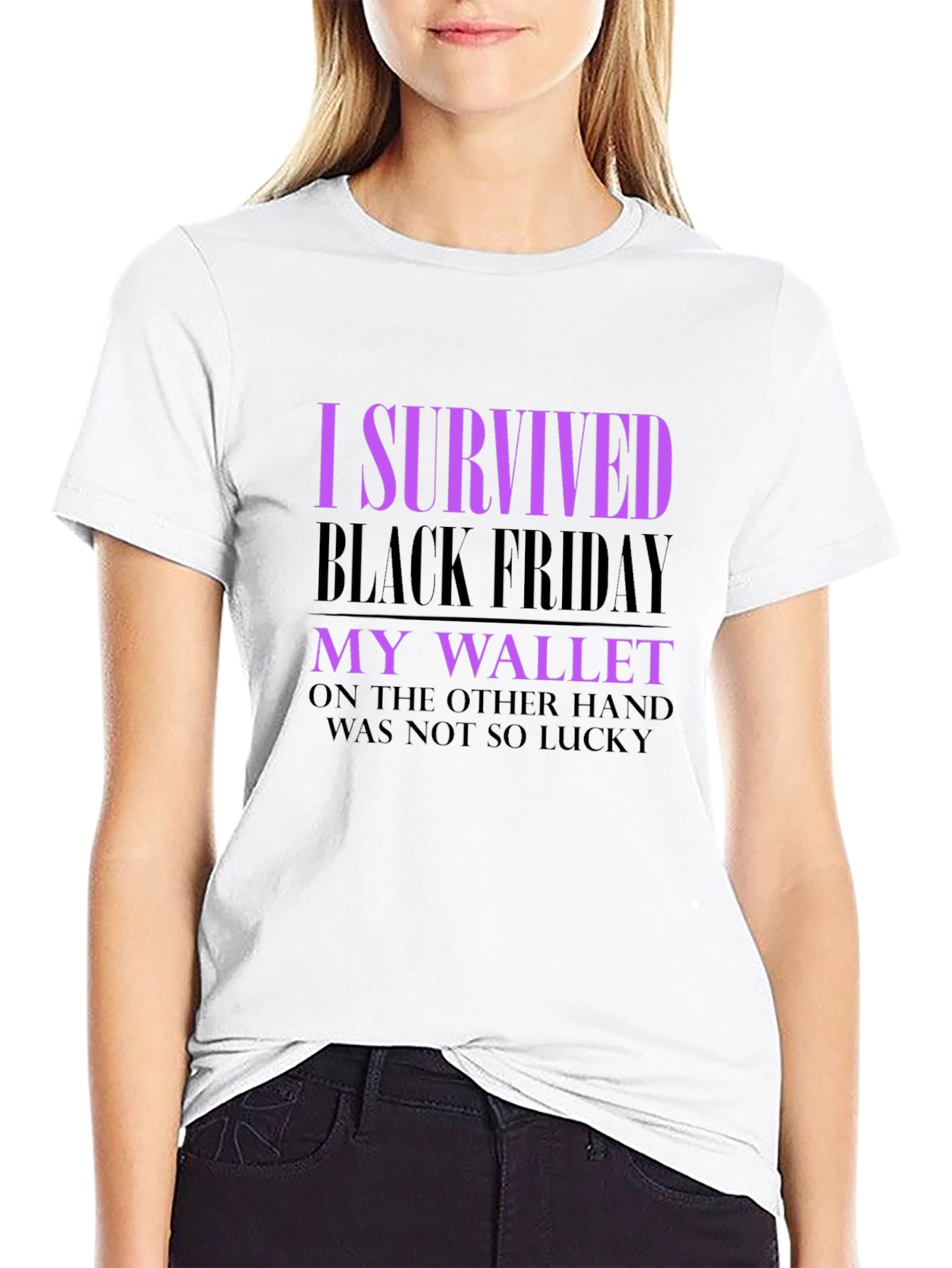 Black Friday Survivor Novelty T-Shirt