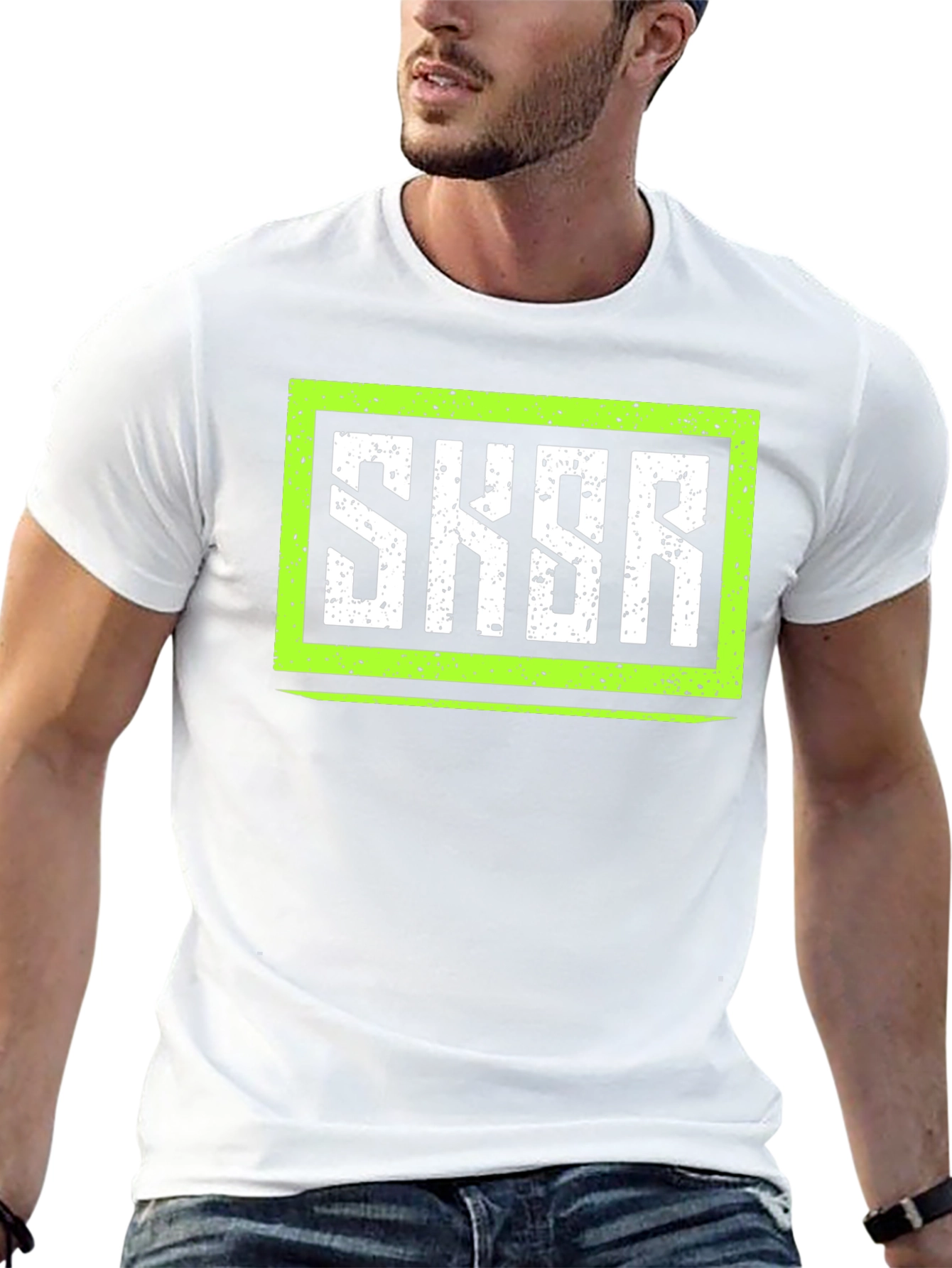 SKSR Graphic Tee - Edgy Urban Style