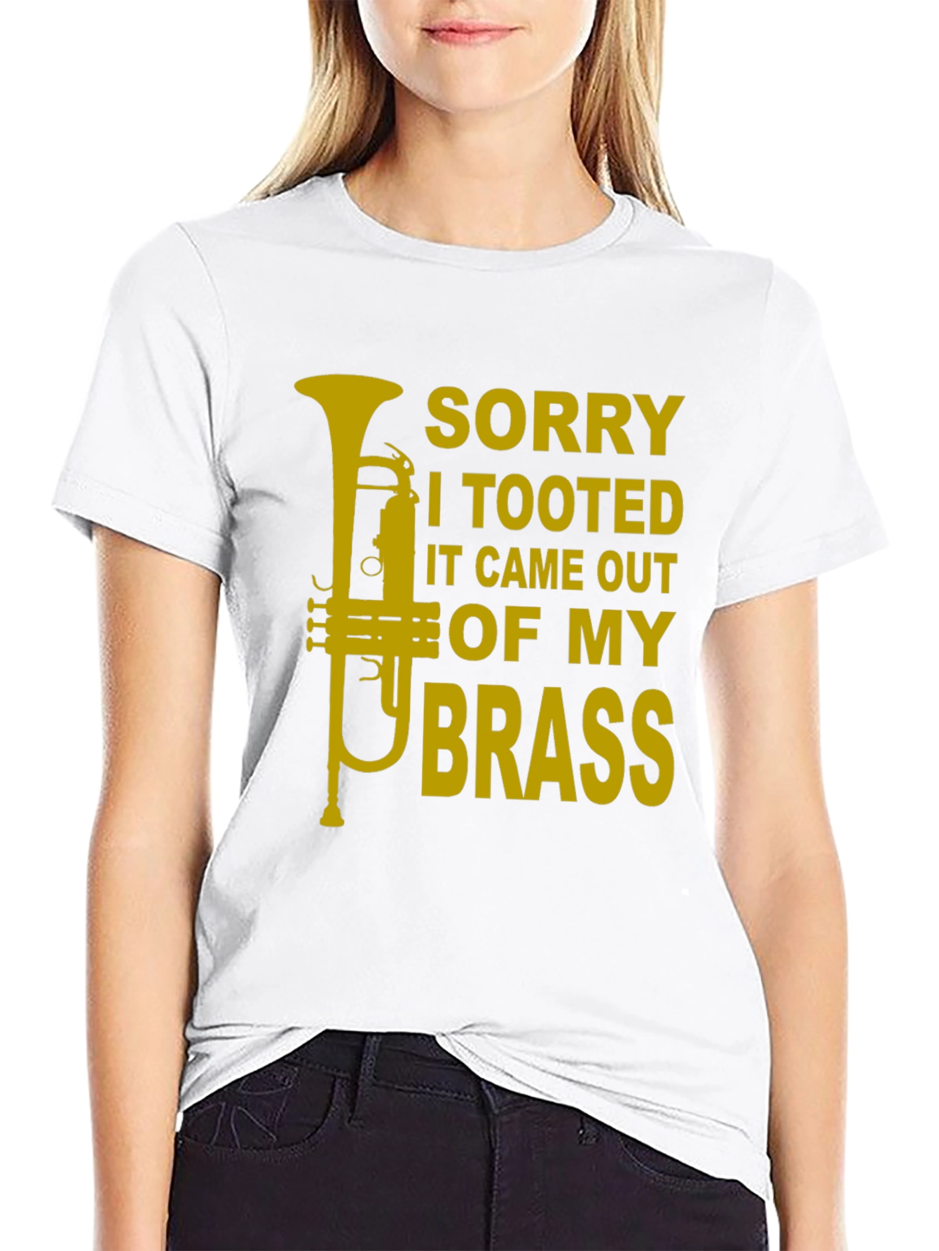Sorry I Tooted Brass Funny T-Shirt