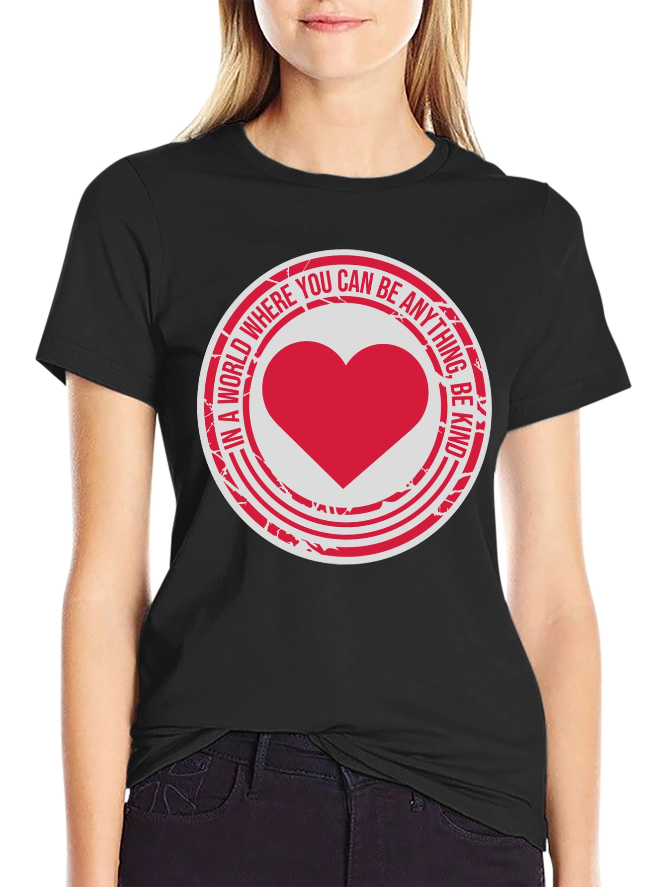 Kindness Heart Graphic Tee - Inspirational Design