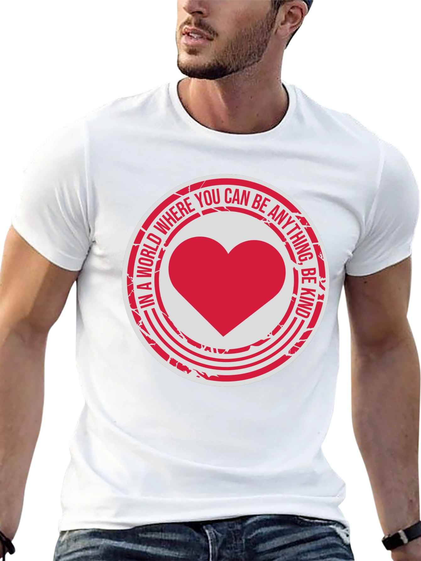 Kindness Heart Graphic Tee - Inspirational Design
