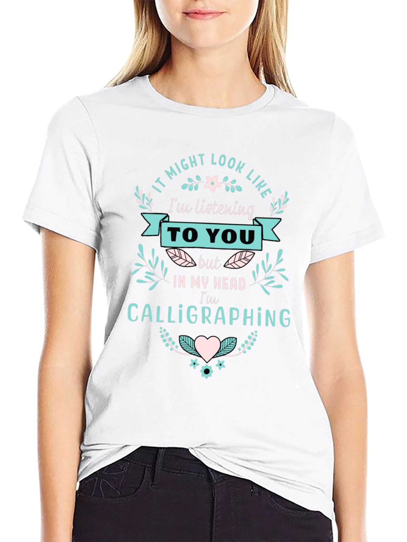 Calligraphing T-Shirt - Funny Tee