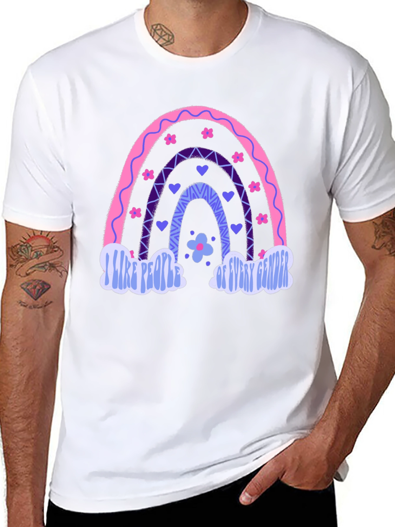 Rainbow Pride T-Shirt - I Like People