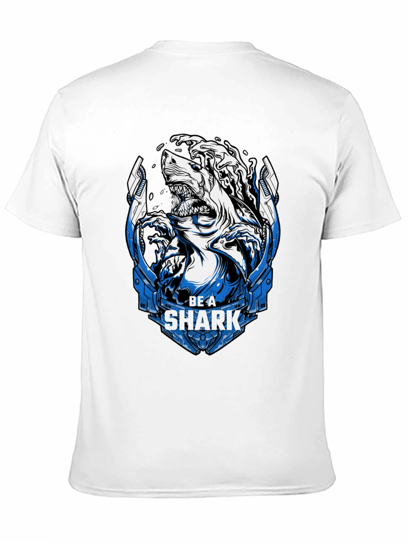 Be A Shark Graphic Tee - Bold Statement T-Shirt