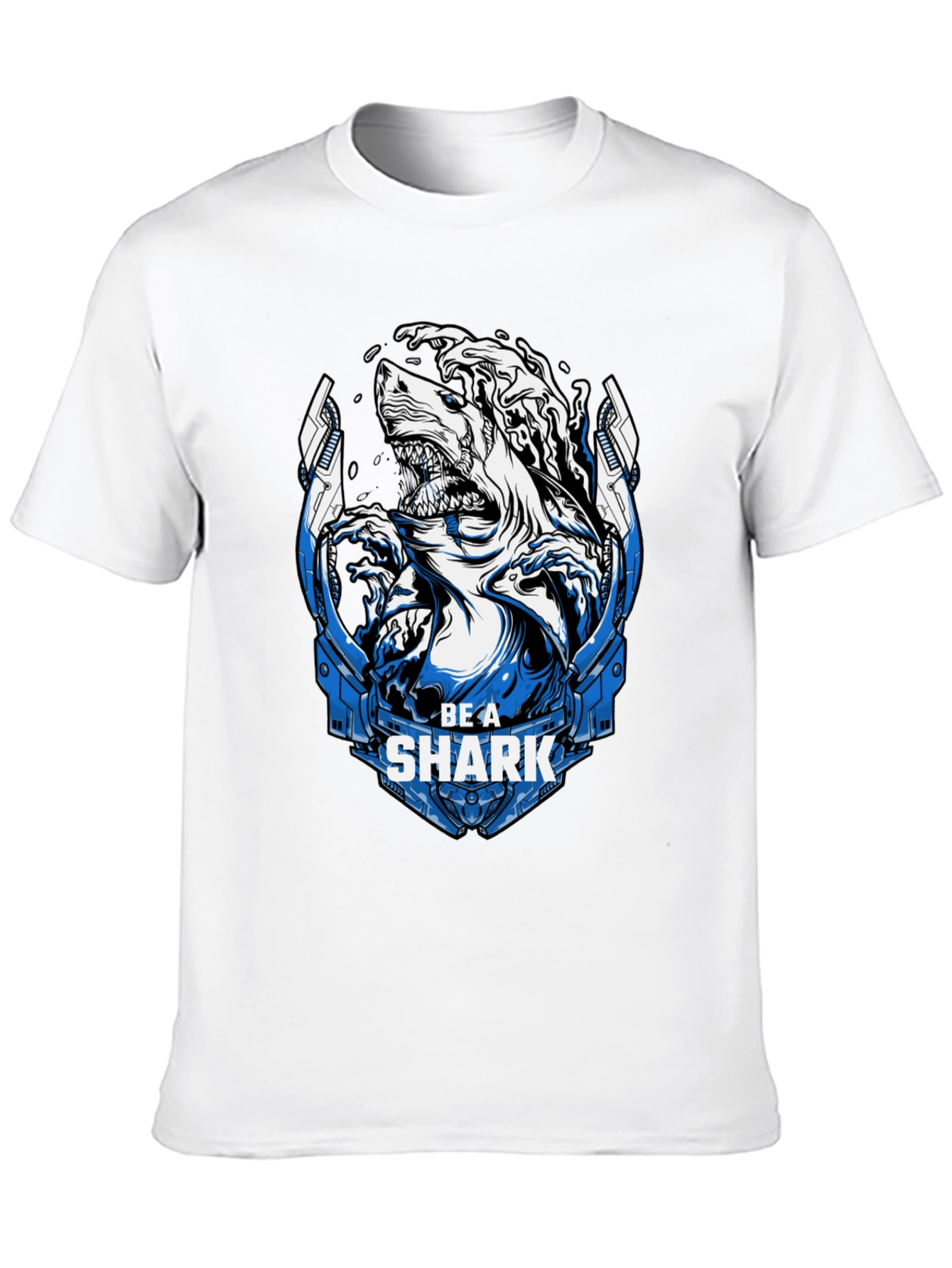 Be A Shark Graphic Tee - Bold Statement T-Shirt
