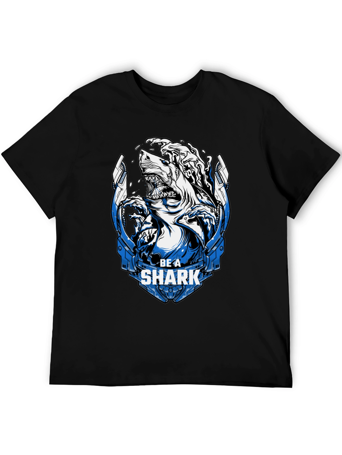 Be A Shark Graphic Tee - Bold Statement T-Shirt