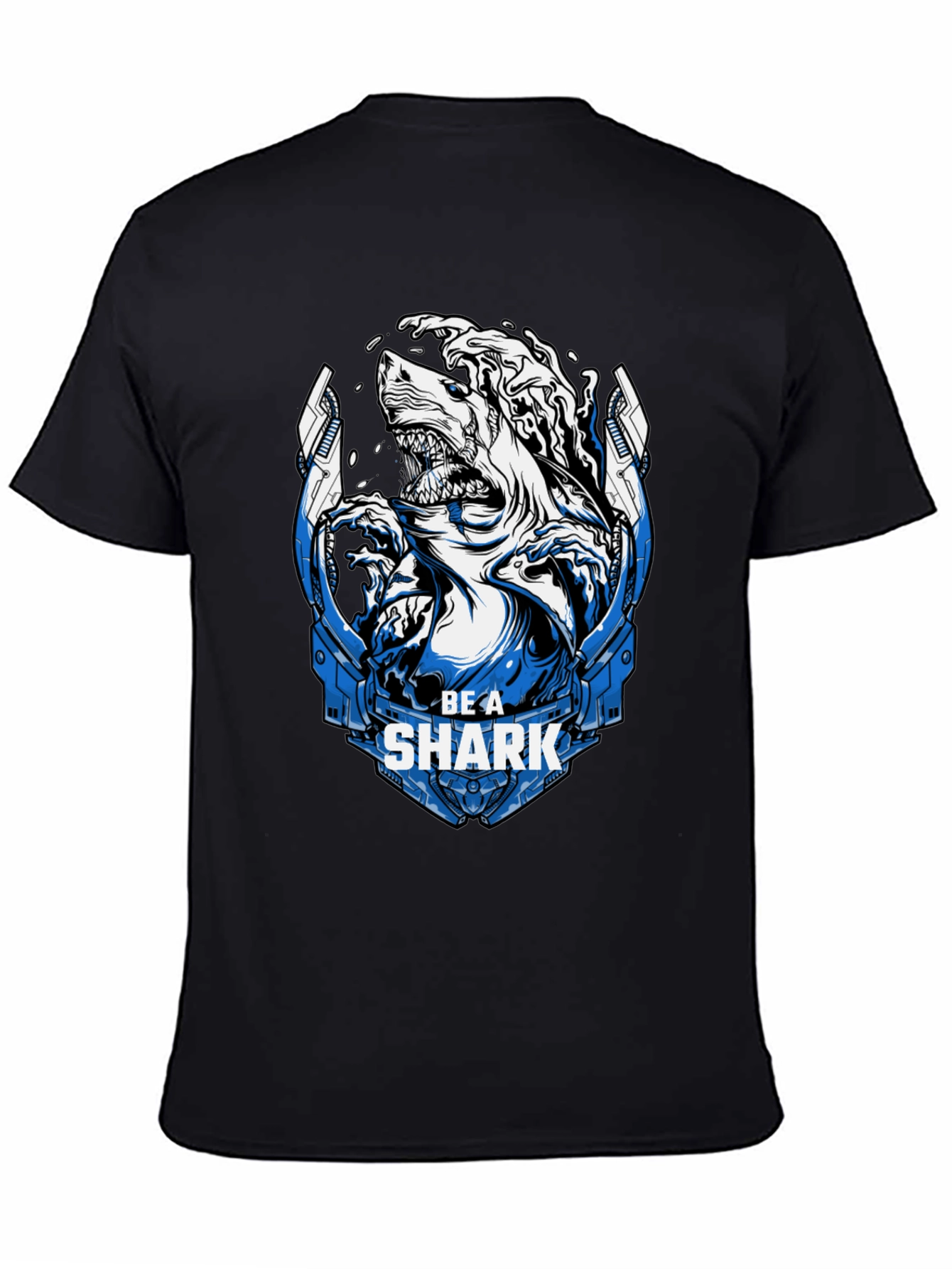 Be A Shark Graphic Tee - Bold Statement T-Shirt