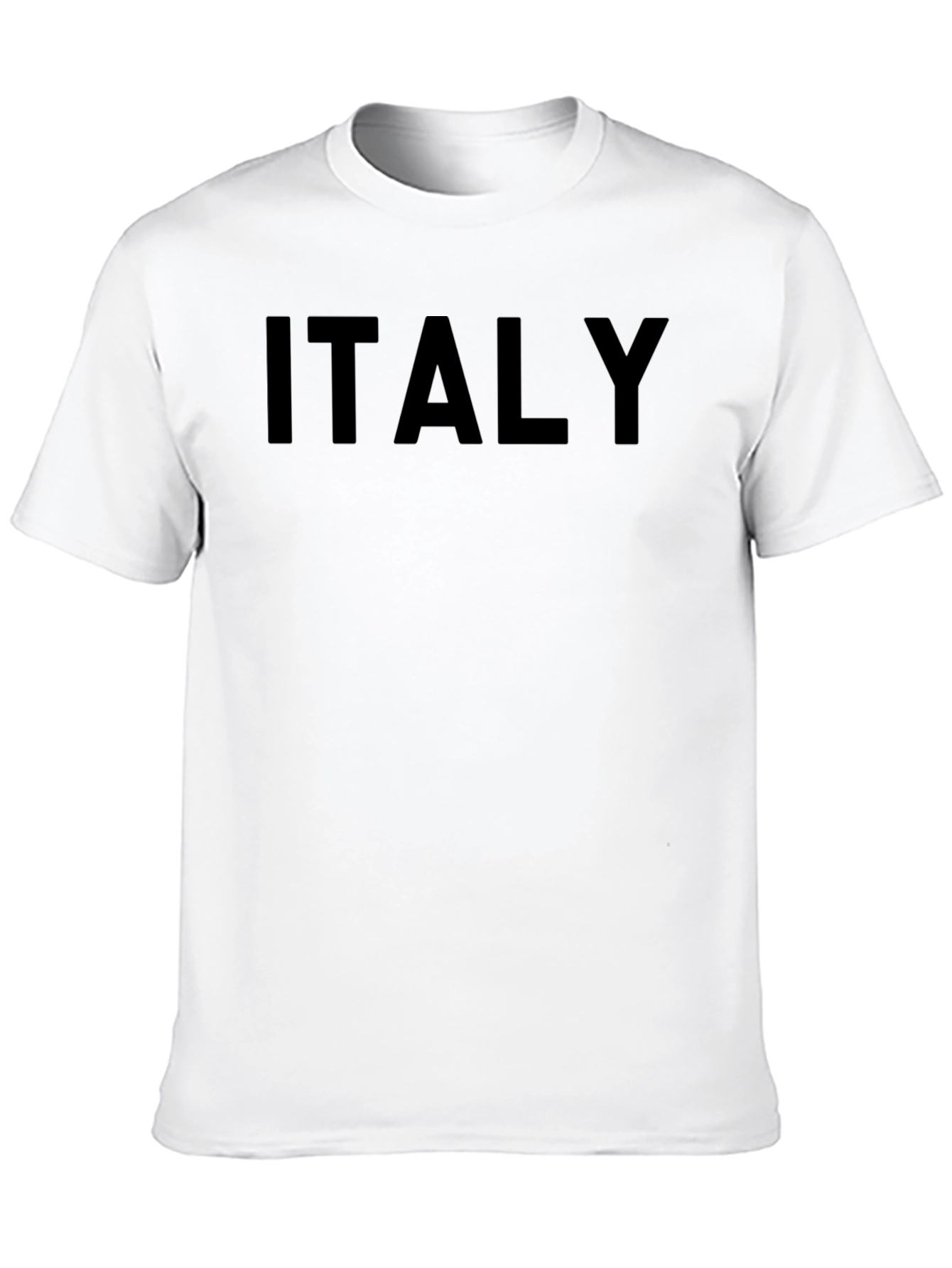 Italy Graphic Black T-Shirt