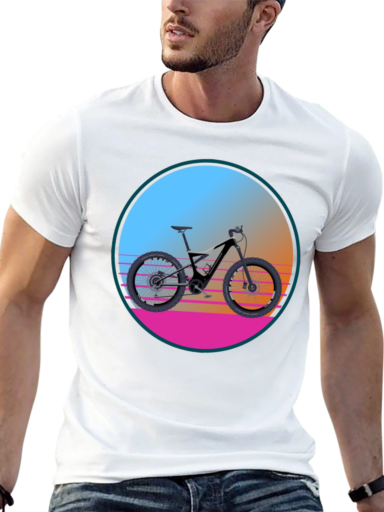 Retro Mountain Bike T-Shirt