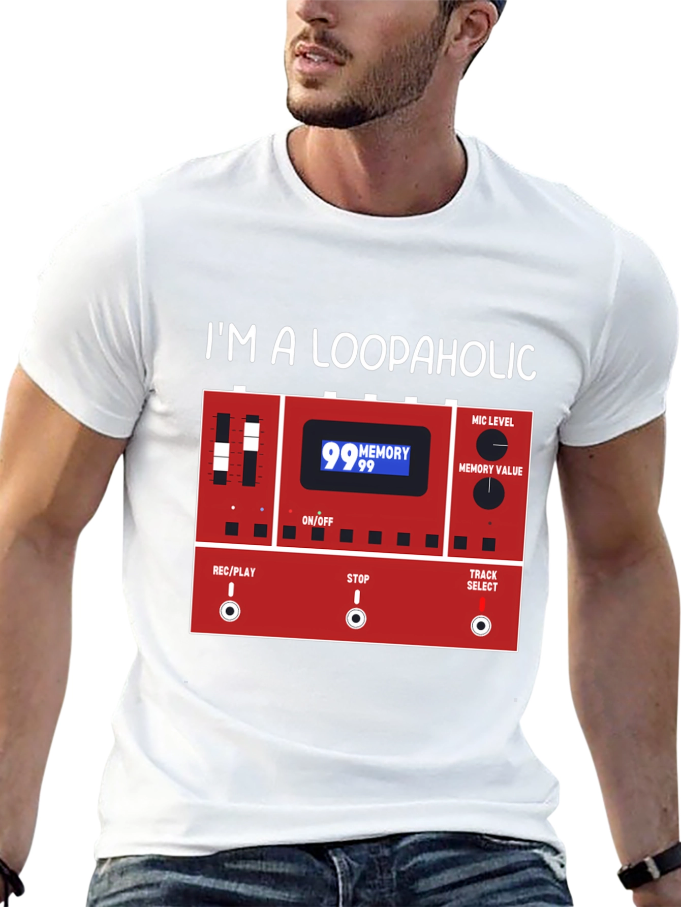 Looper Pedal Graphic Tee - Musicians Humor
