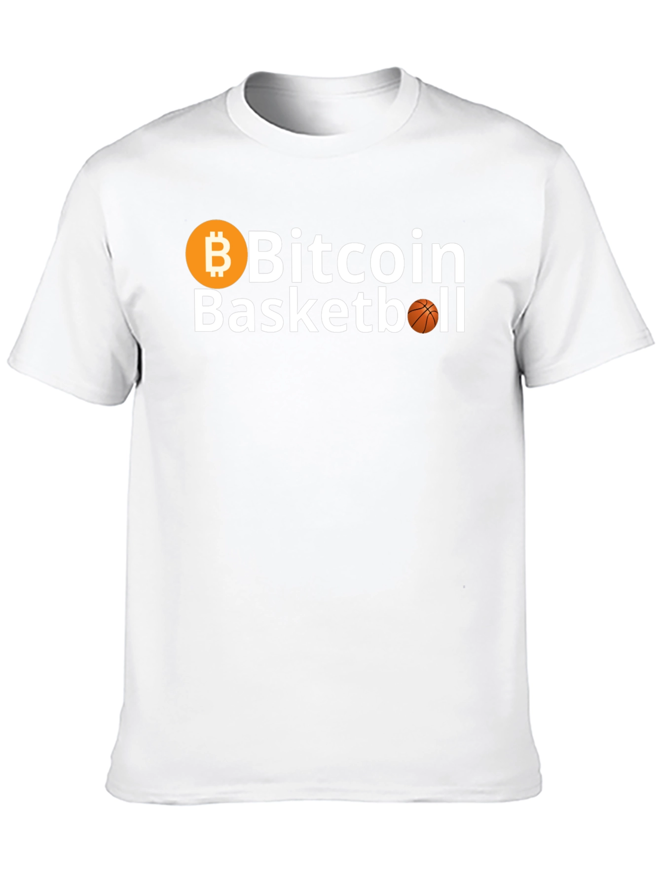 Bitcoin Basketball Black T-Shirt