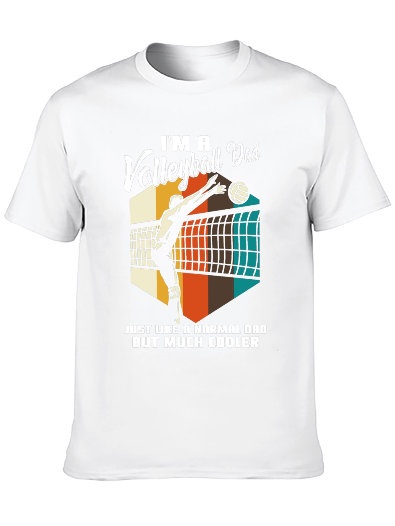 Volleyball Dad T-Shirt - Cool Dad Edition