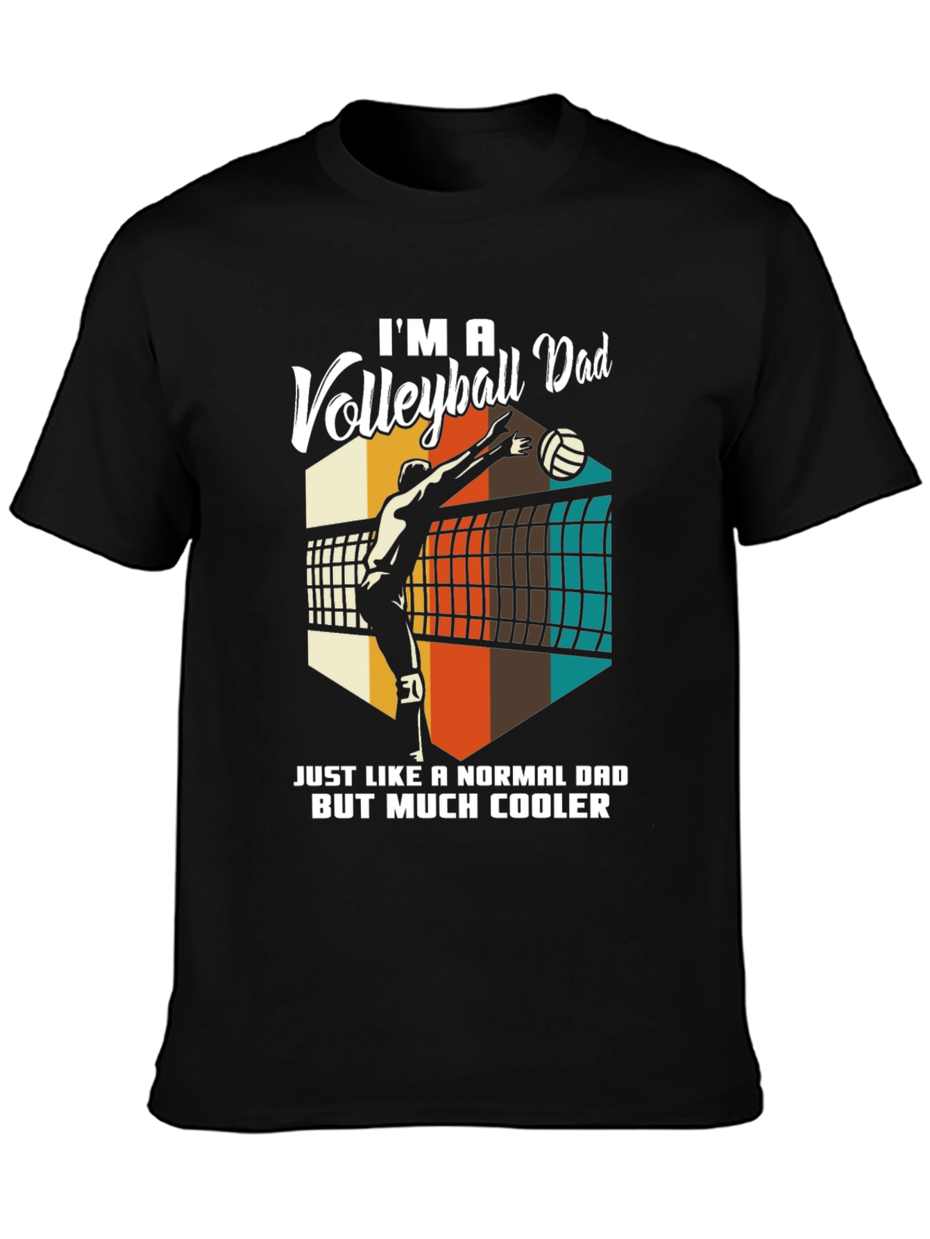 Volleyball Dad T-Shirt - Cool Dad Edition