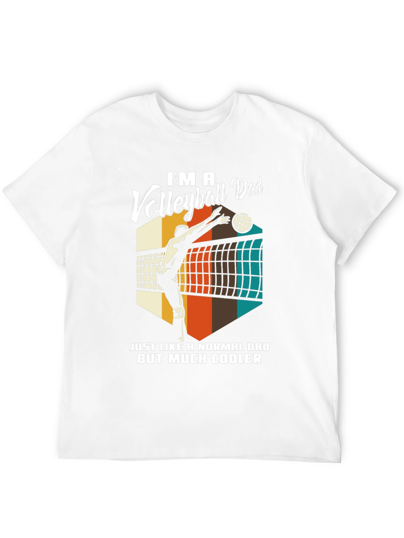 Volleyball Dad T-Shirt - Cool Dad Edition
