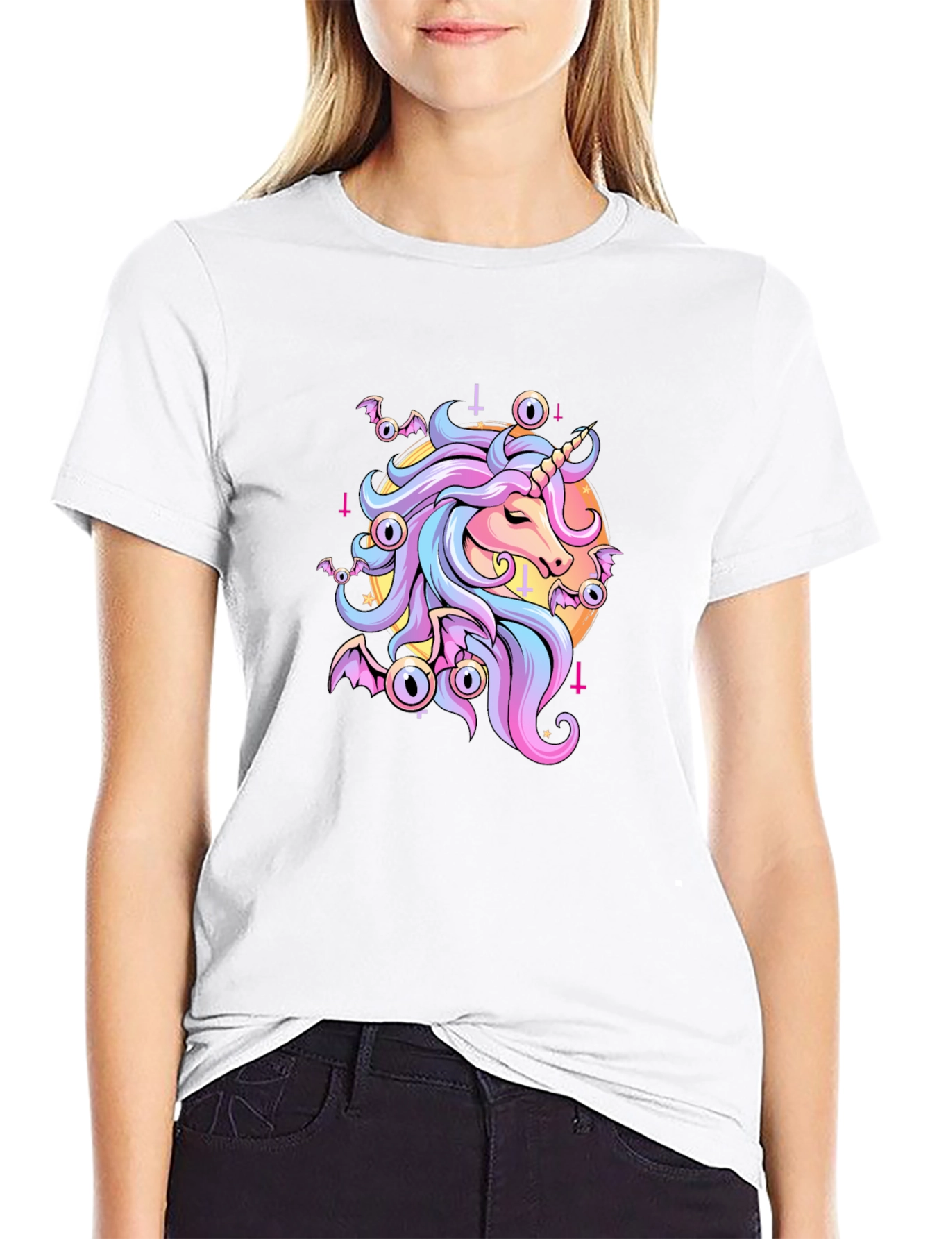 Gothic Pastel Unicorn T-Shirt