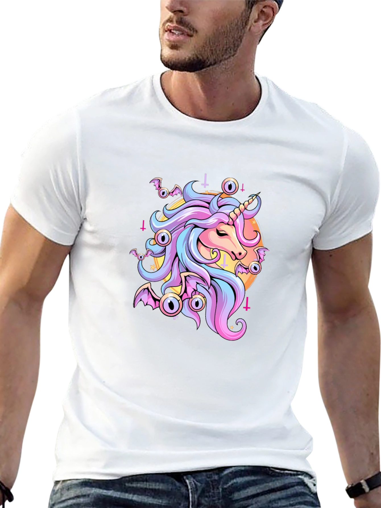 Gothic Pastel Unicorn T-Shirt