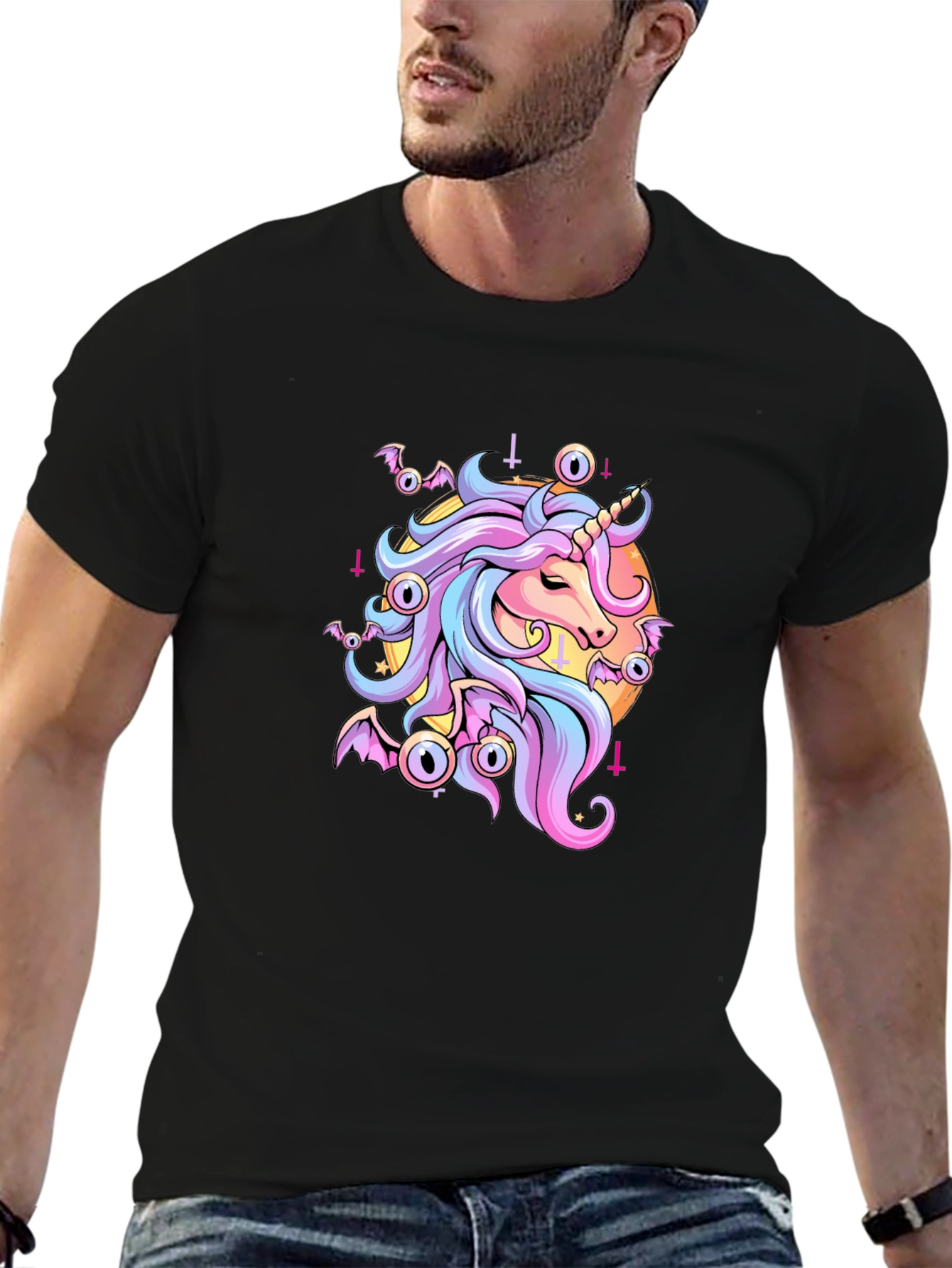 Gothic Pastel Unicorn T-Shirt