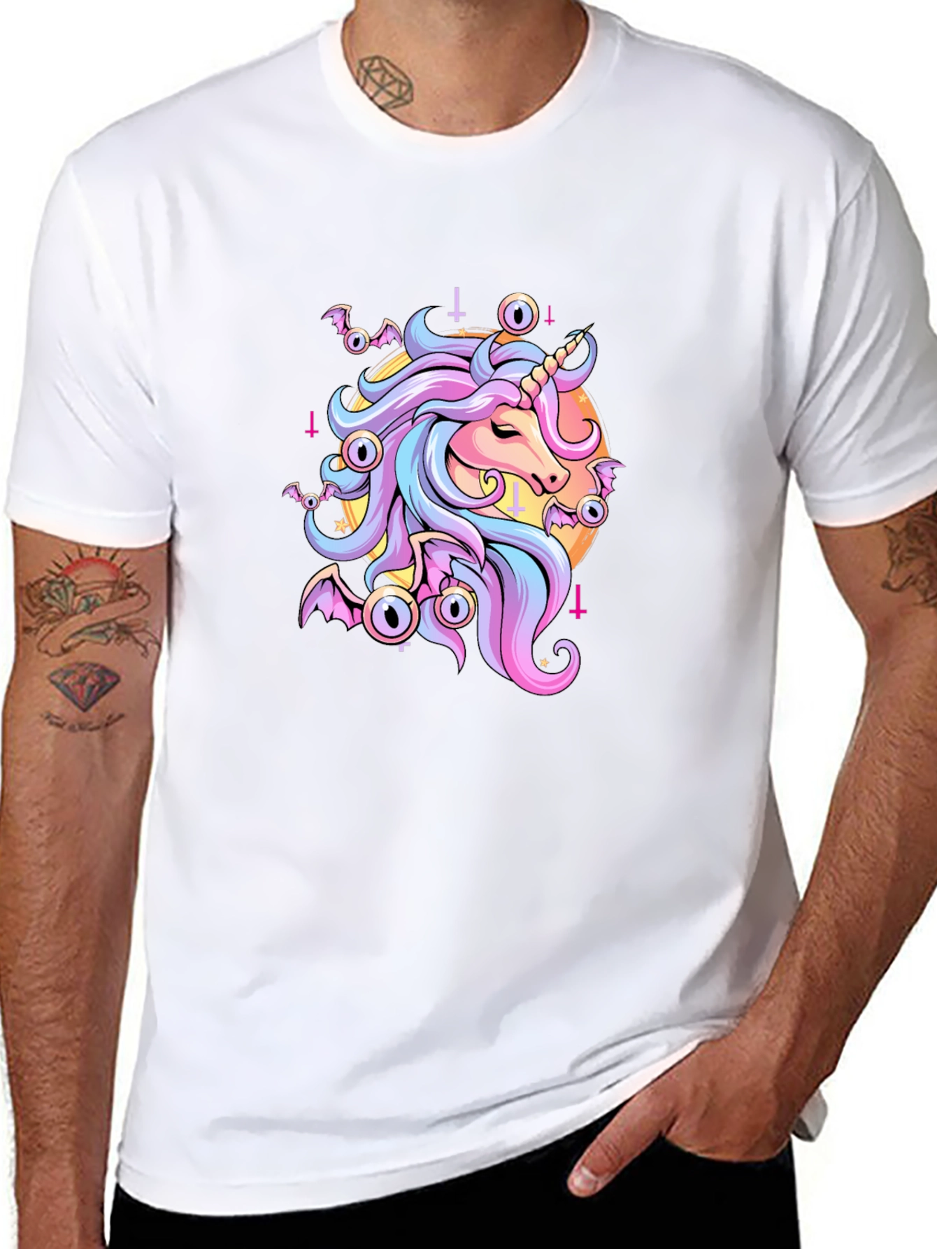 Gothic Pastel Unicorn T-Shirt
