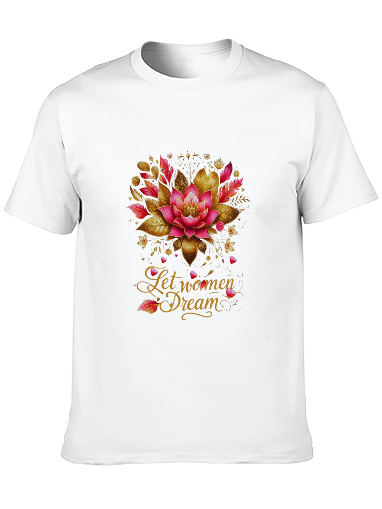 Empowering Lotus Womens Dream Graphic Tee