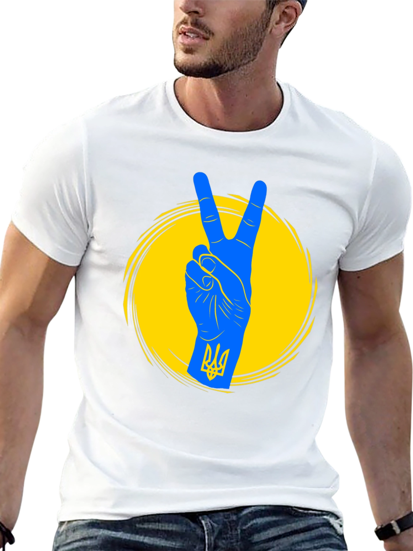 Ukraine Peace Sign T-Shirt