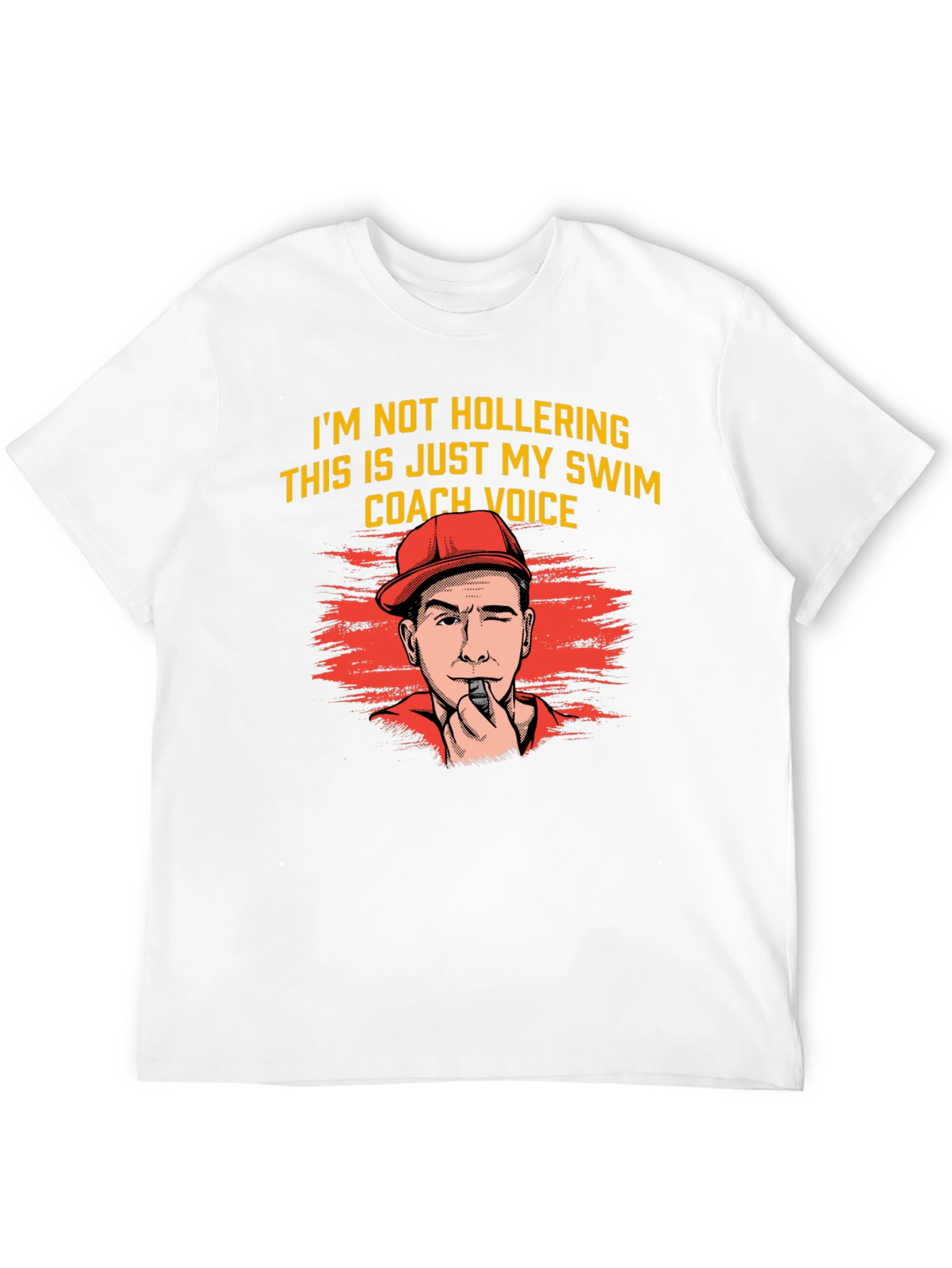 Swim Coach Voice T-Shirt Funny Gift for Swimmers