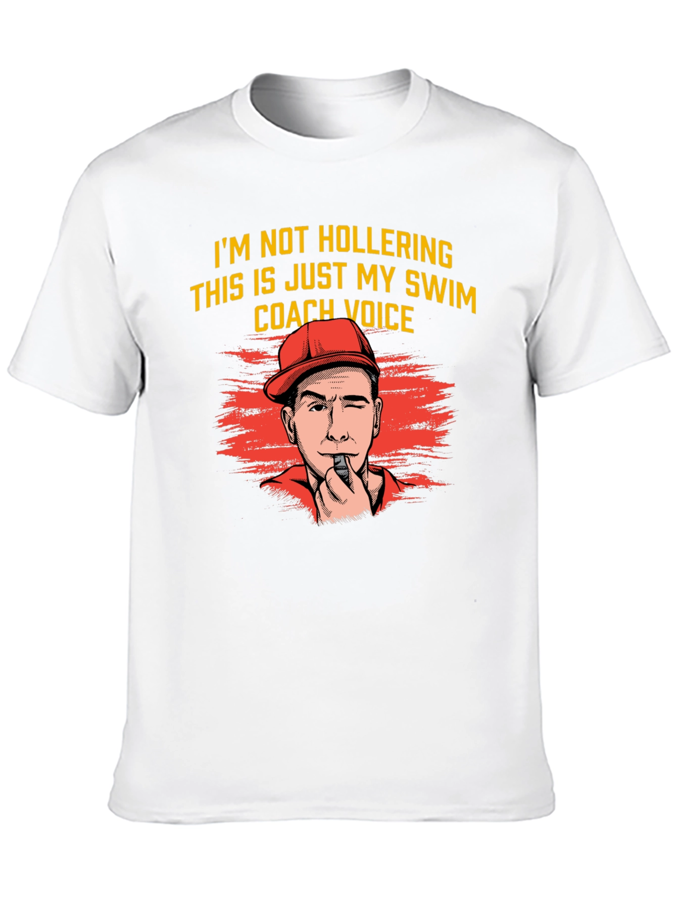 Swim Coach Voice T-Shirt Funny Gift for Swimmers
