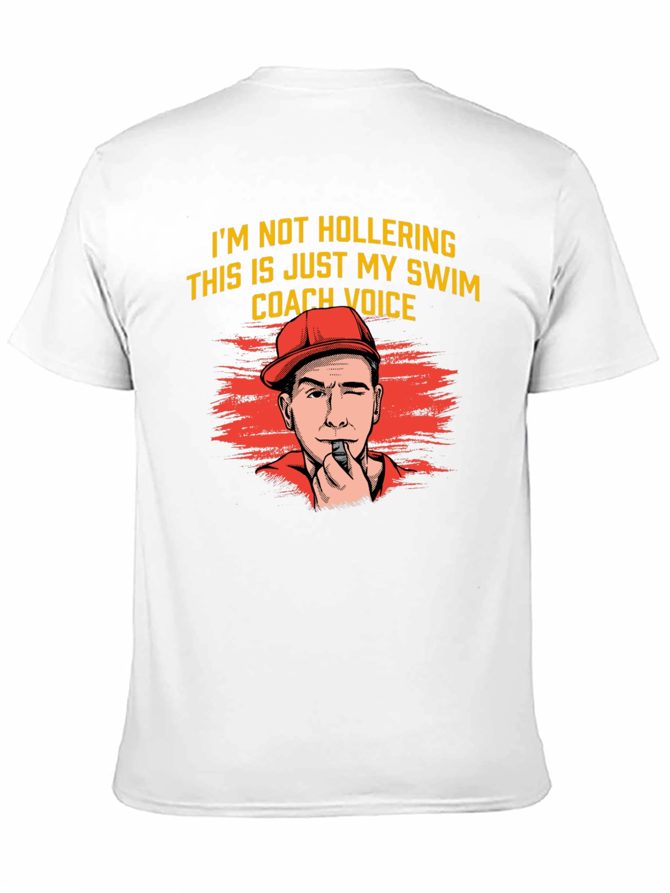Swim Coach Voice T-Shirt Funny Gift for Swimmers