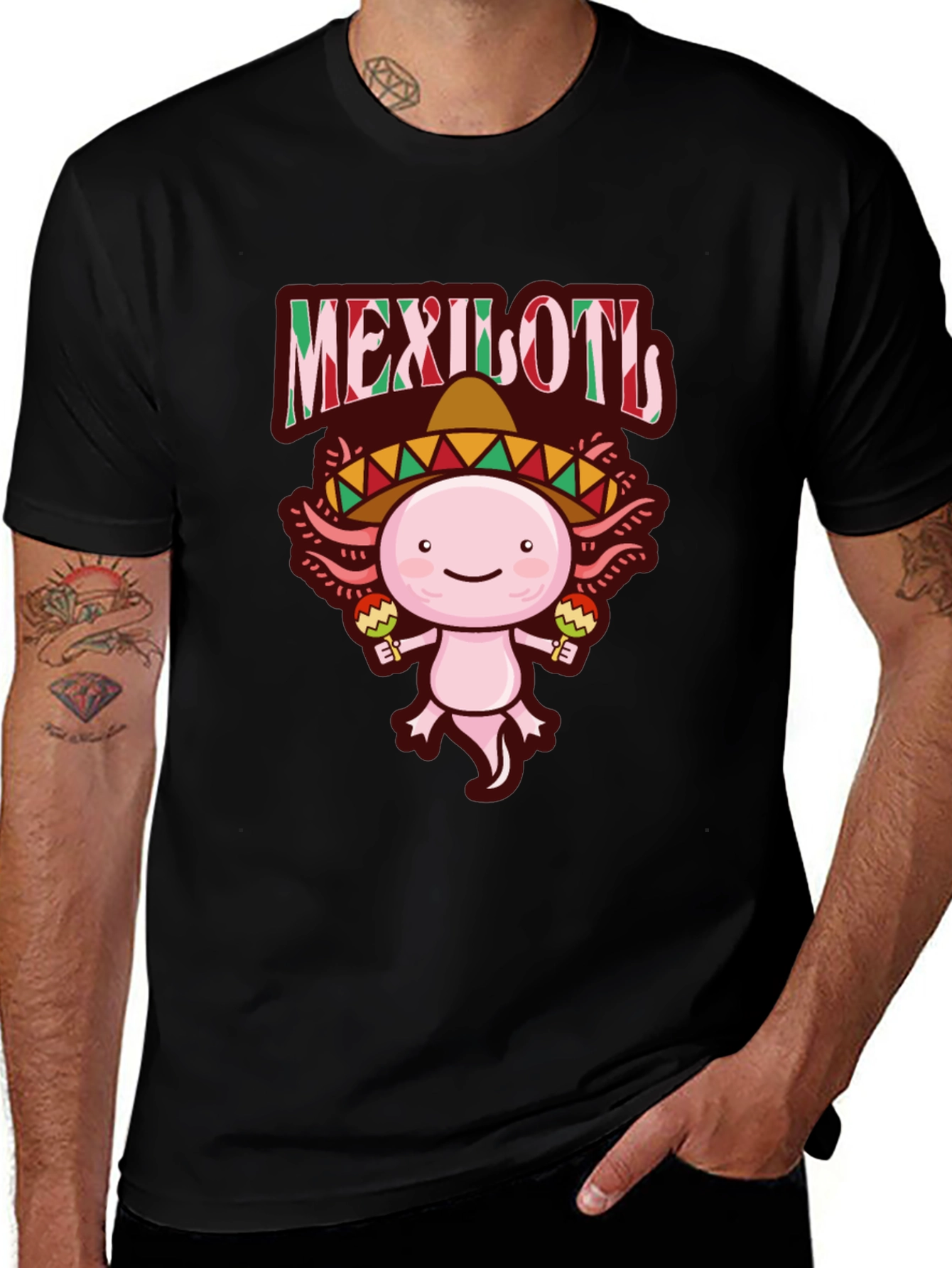 Mexilotl Axolotl T-Shirt - Cinco de Mayo