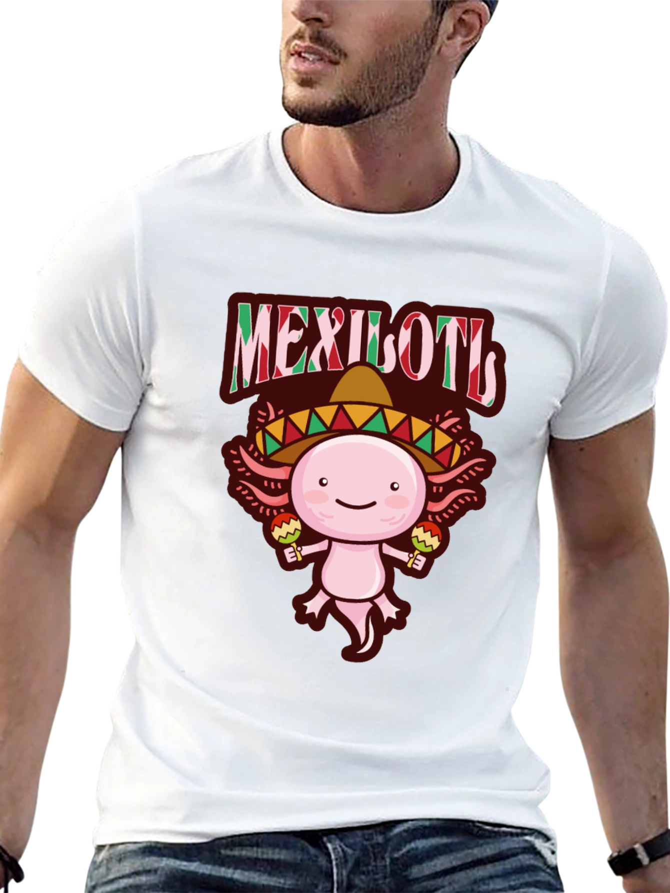 Mexilotl Axolotl T-Shirt - Cinco de Mayo