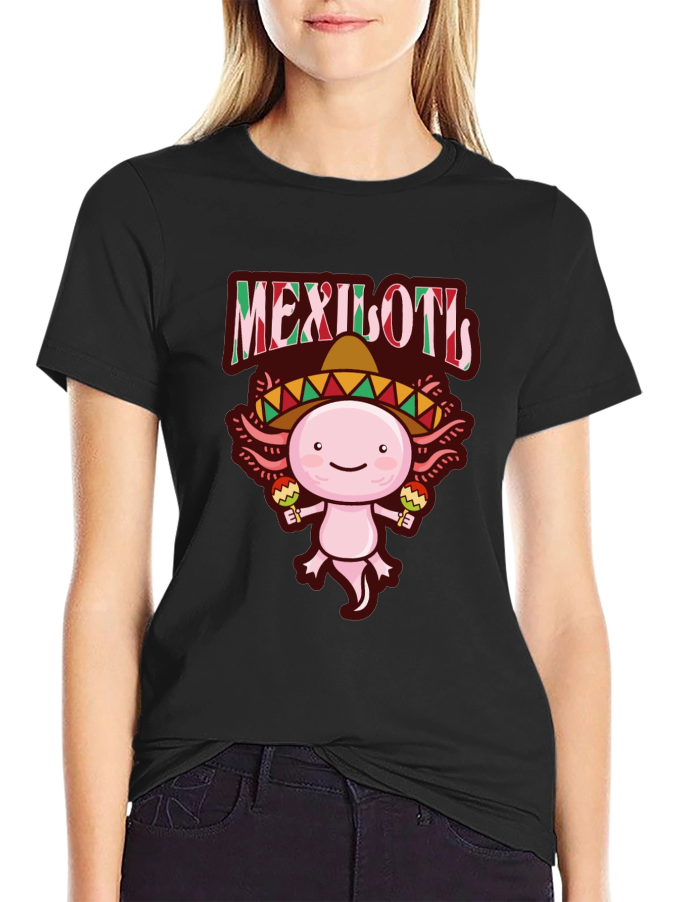 Mexilotl Axolotl T-Shirt - Cinco de Mayo