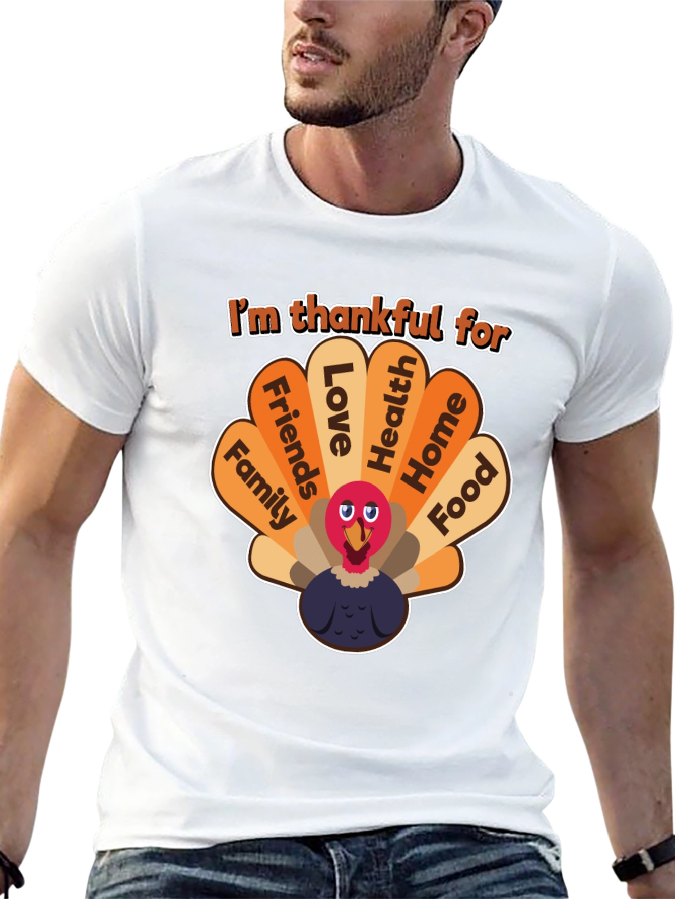 Im Thankful For Turkey Graphic Tee