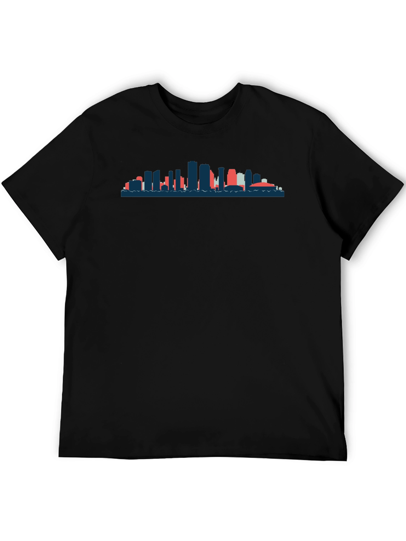 Cityscape Silhouette Tee - Modern Graphic T-Shirt