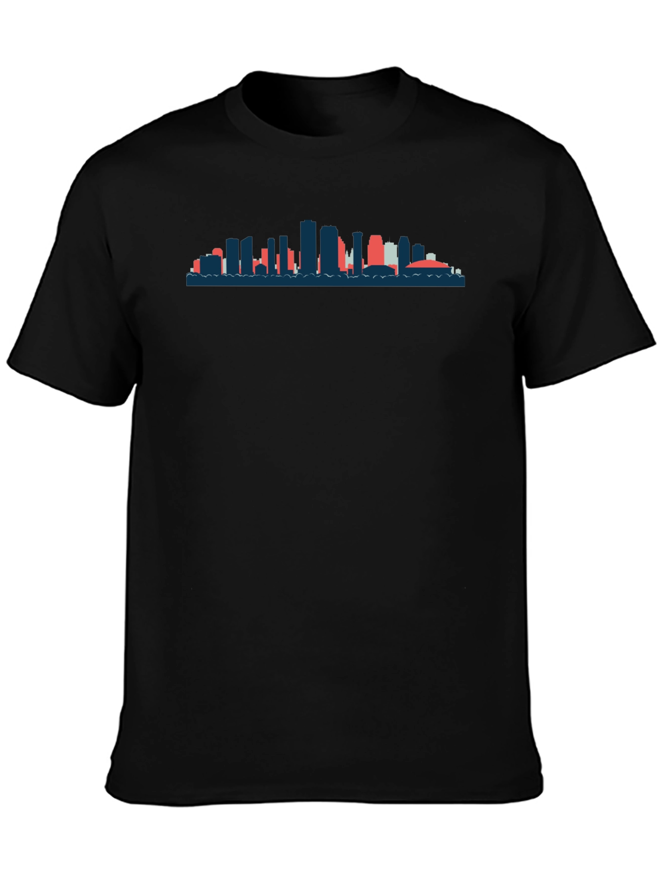 Cityscape Silhouette Tee - Modern Graphic T-Shirt