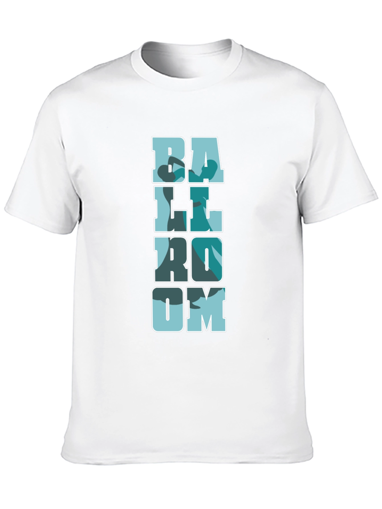 Ballroom Camo Print Black T-Shirt