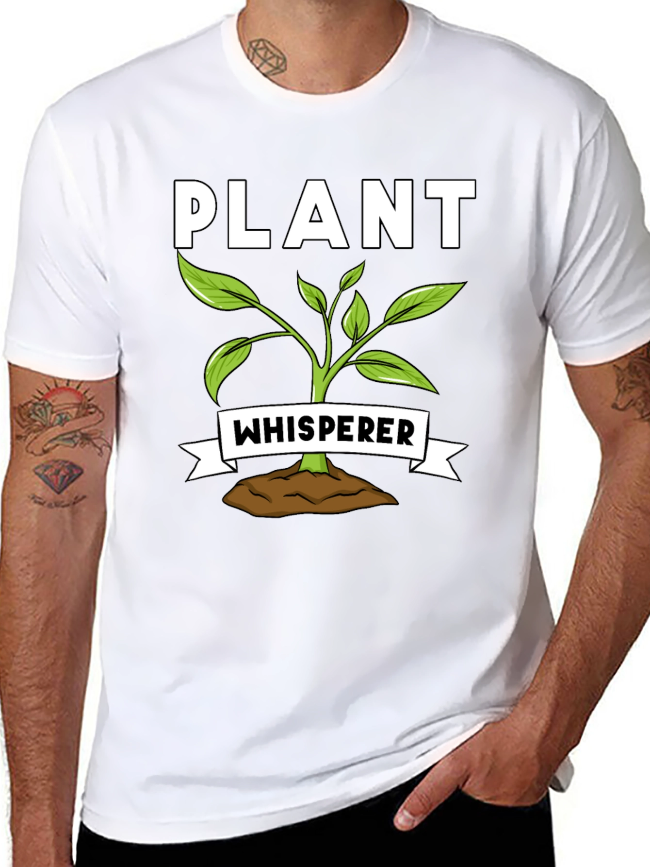 Plant Whisperer Graphic Tee - Gardener T-Shirt