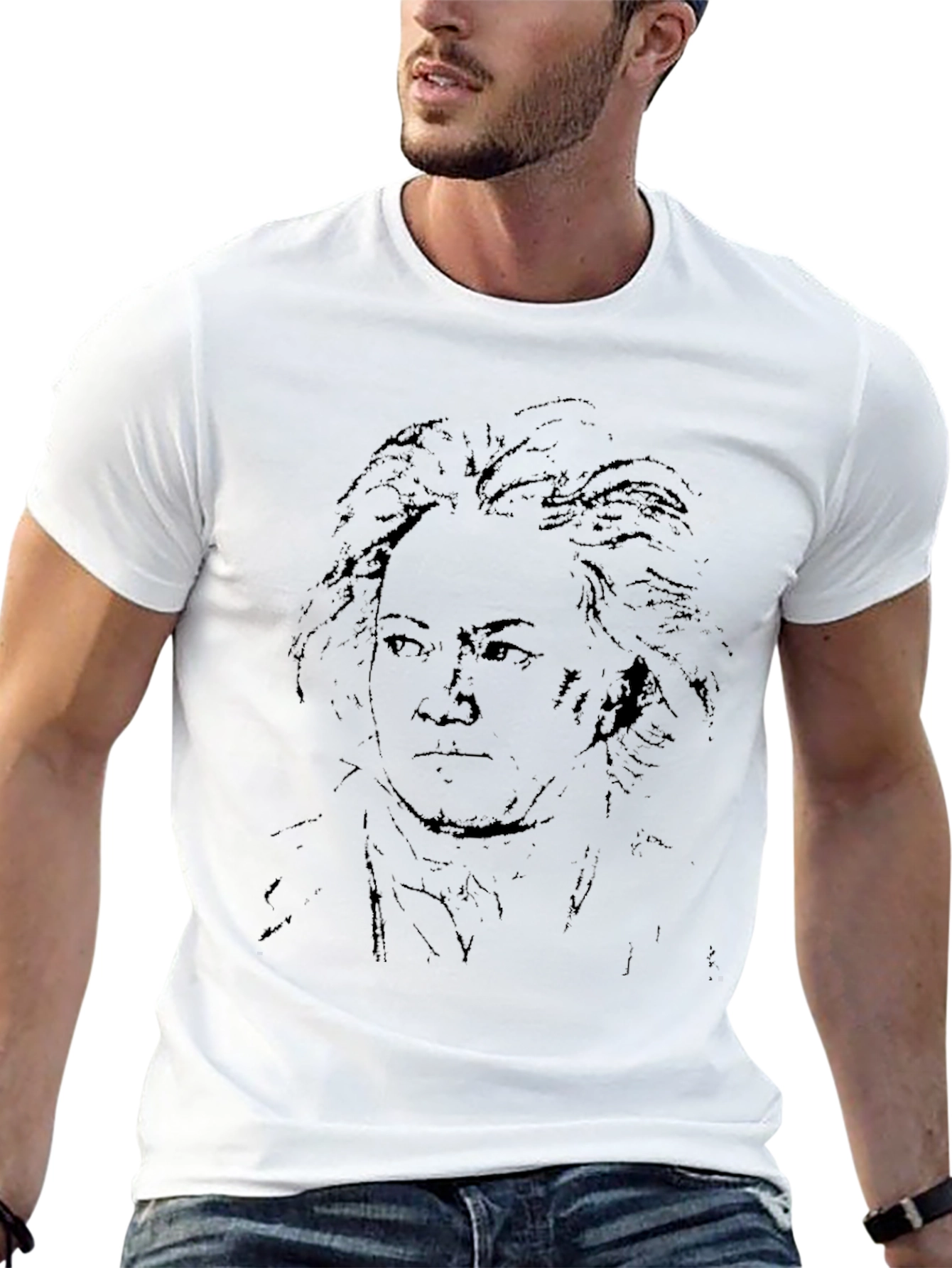 Beethoven Graphic T-Shirt - Classic Composer Tee