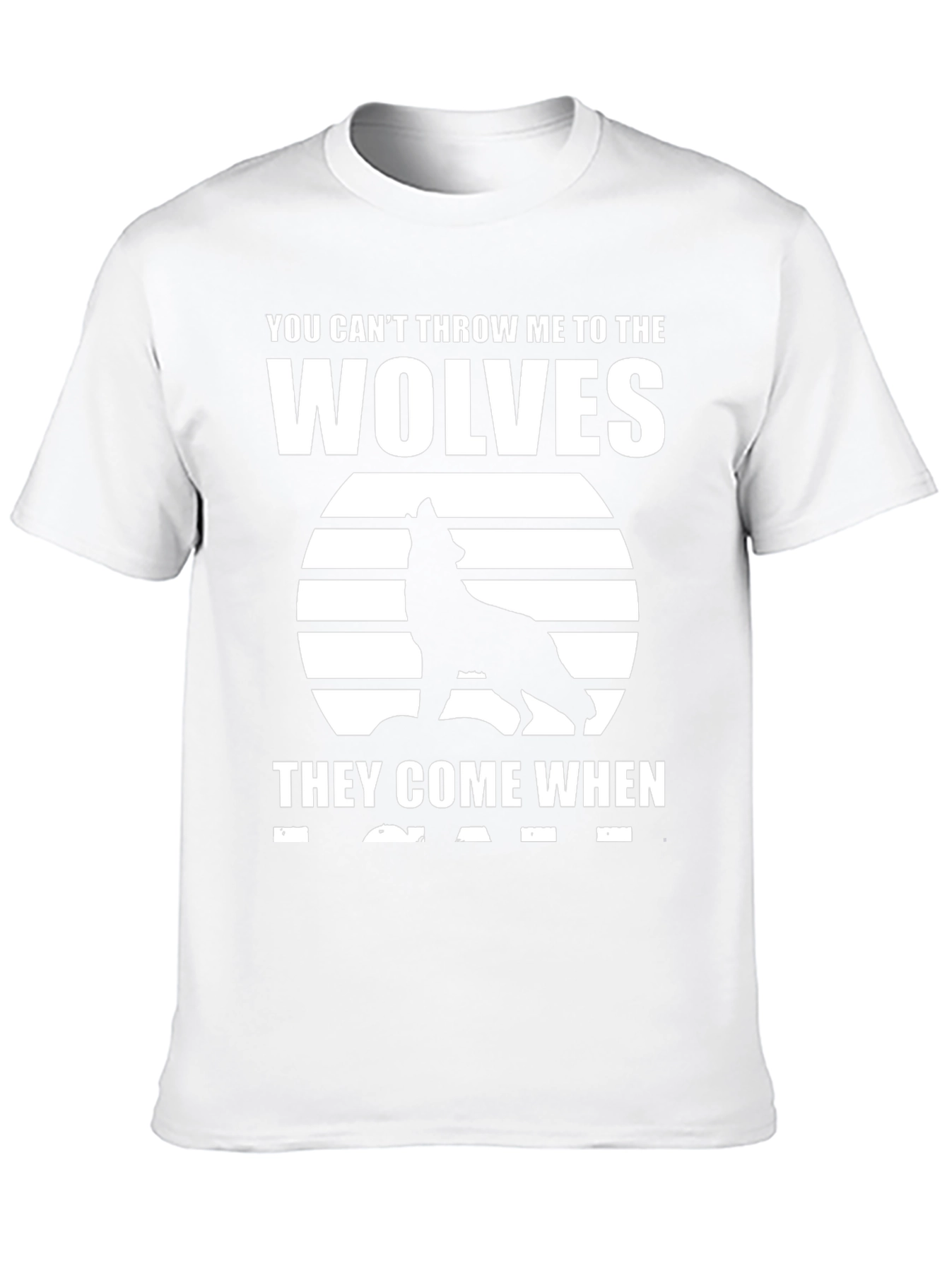 Wolf Pack T-Shirt - Black Graphic Tee