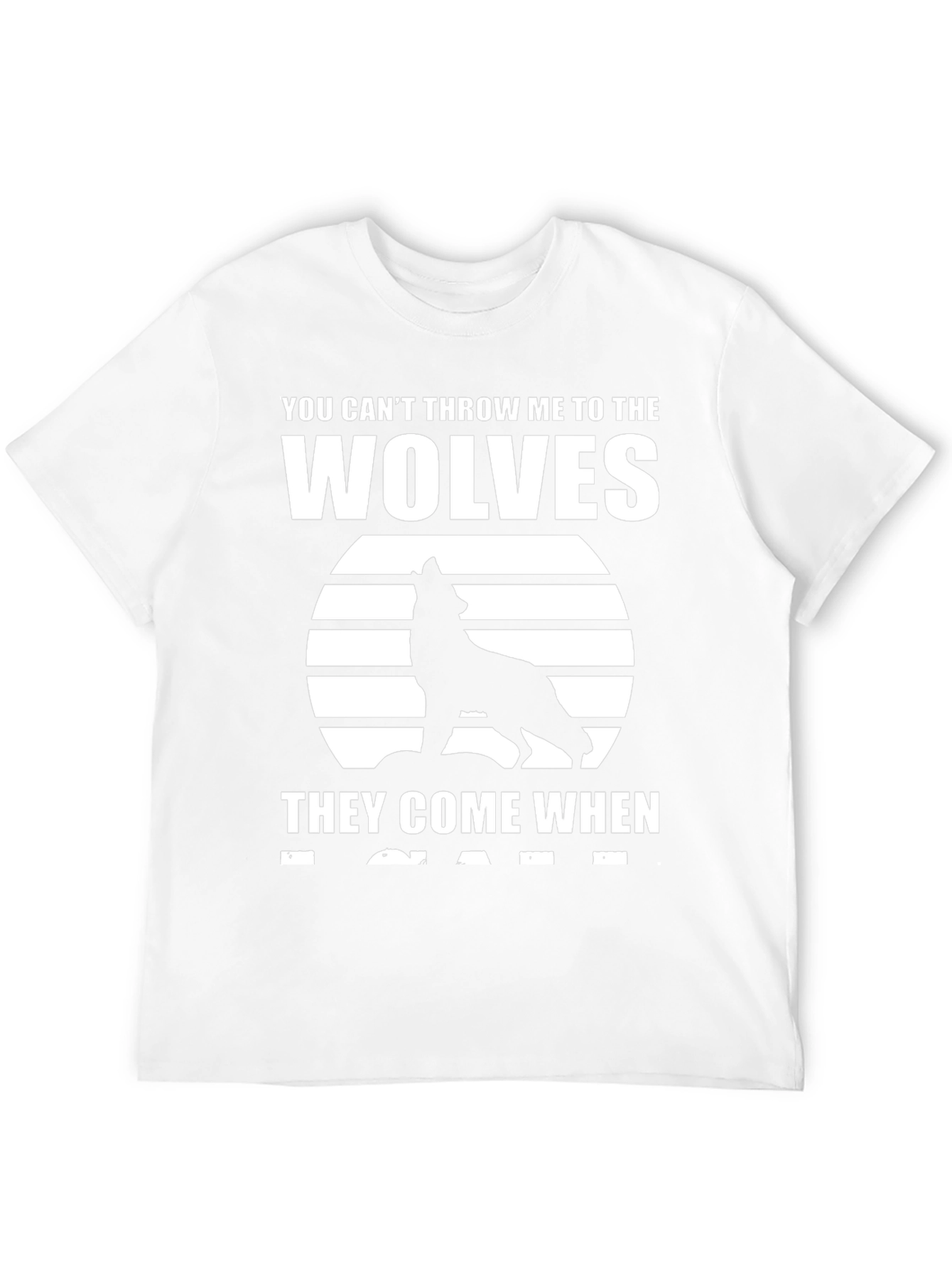 Wolf Pack T-Shirt - Black Graphic Tee