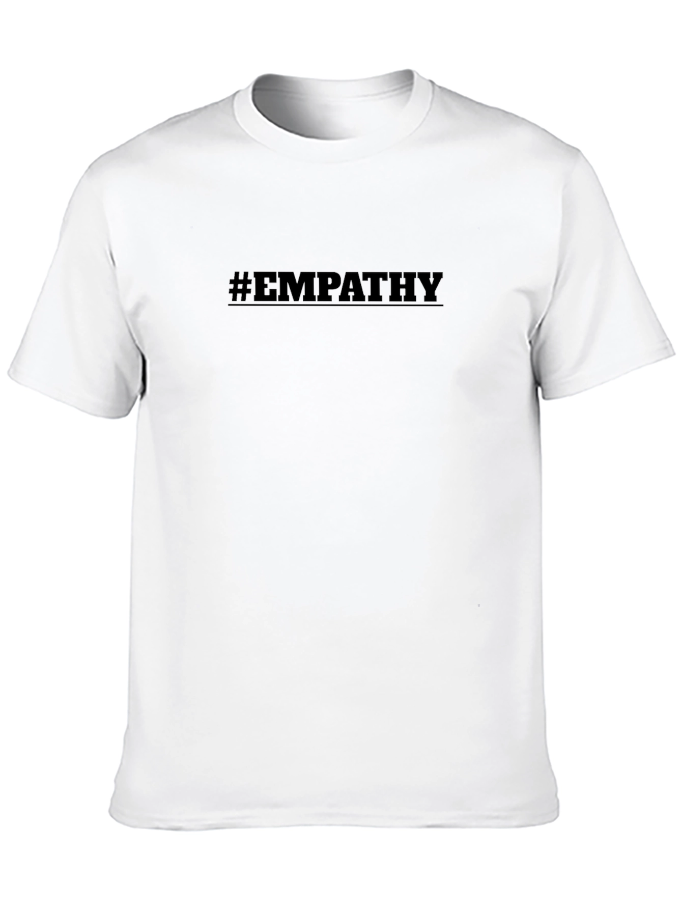 #Empathy Graphic T-Shirt - Black