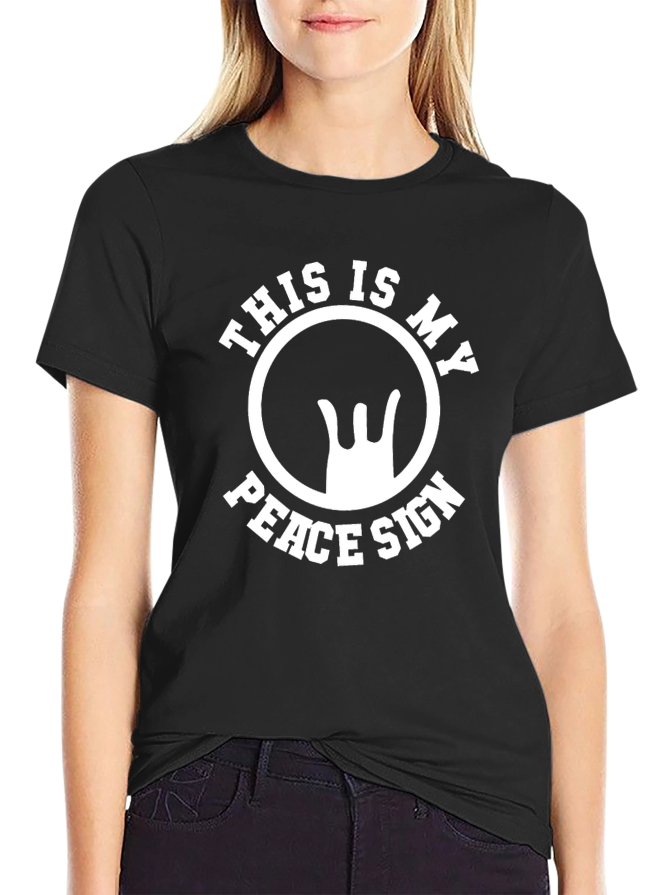 This is My Peace Sign T-Shirt - Rock On!
