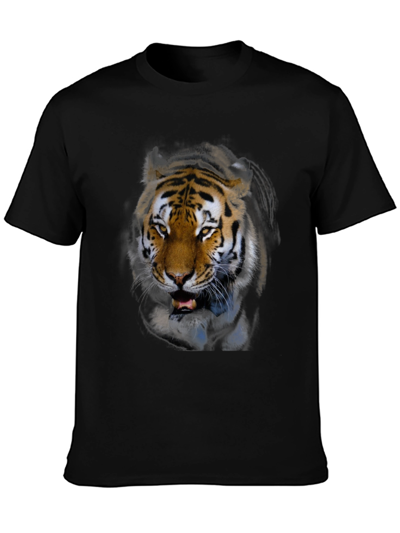 Tiger Graphic Black T-Shirt - Mens