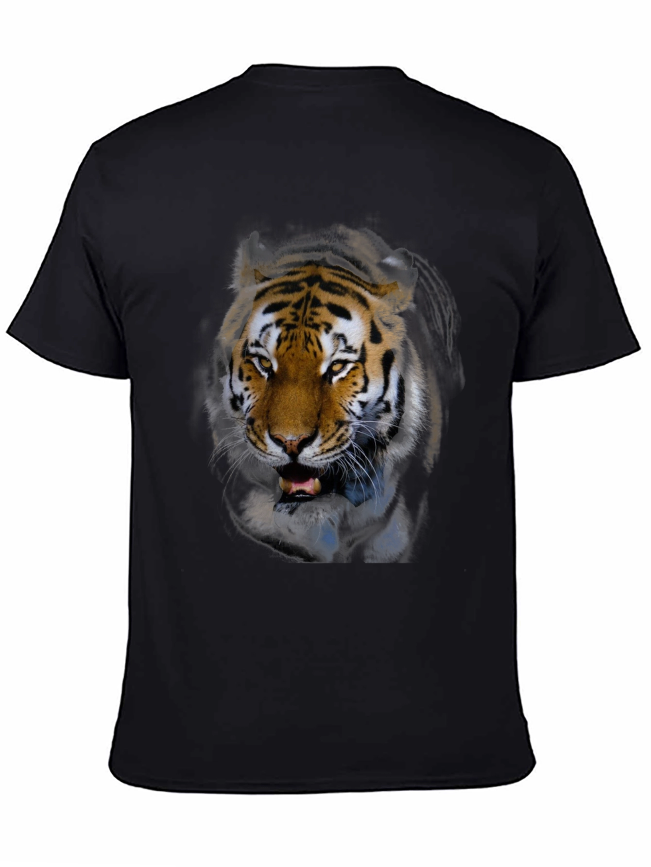 Tiger Graphic Black T-Shirt - Mens