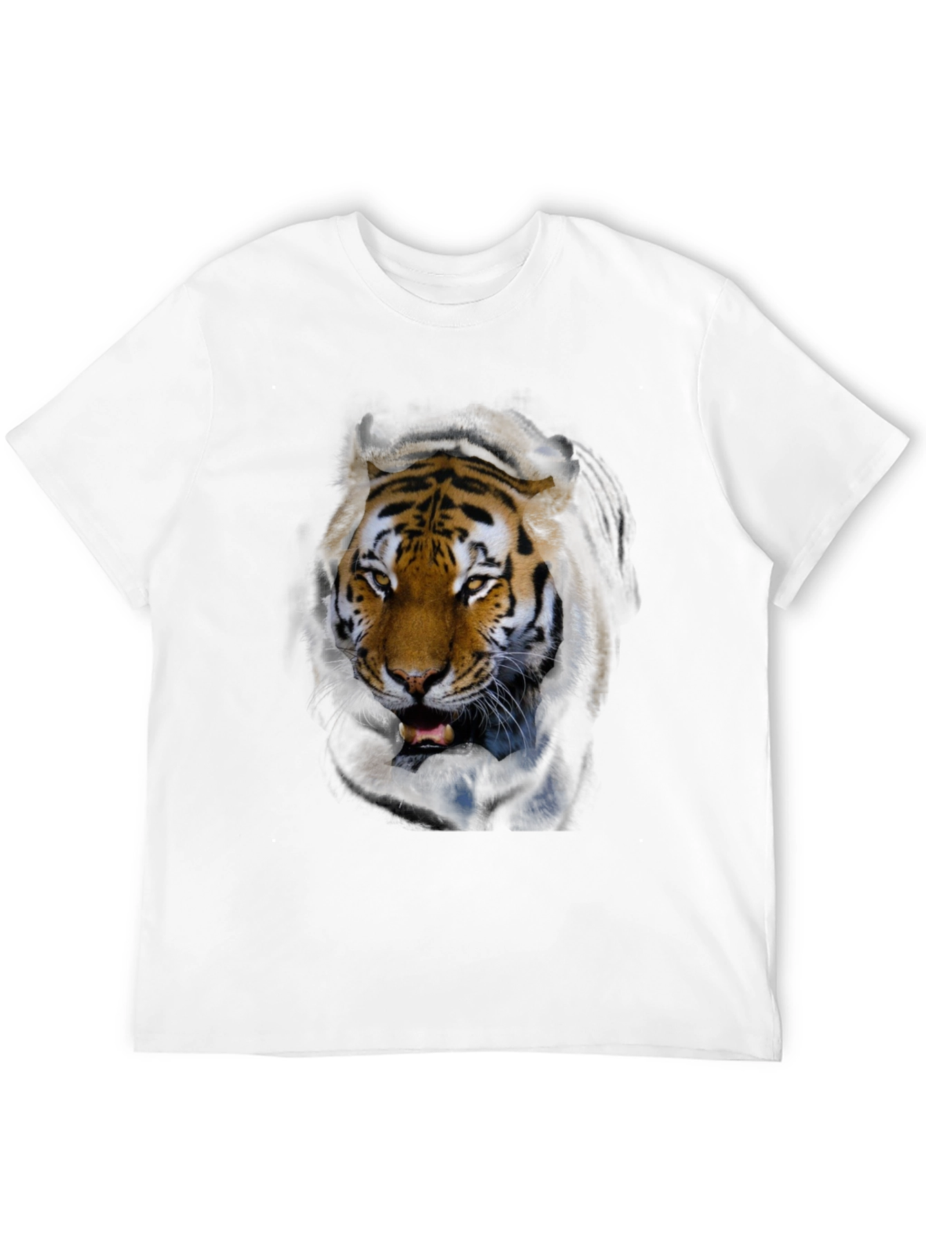 Tiger Graphic Black T-Shirt - Mens