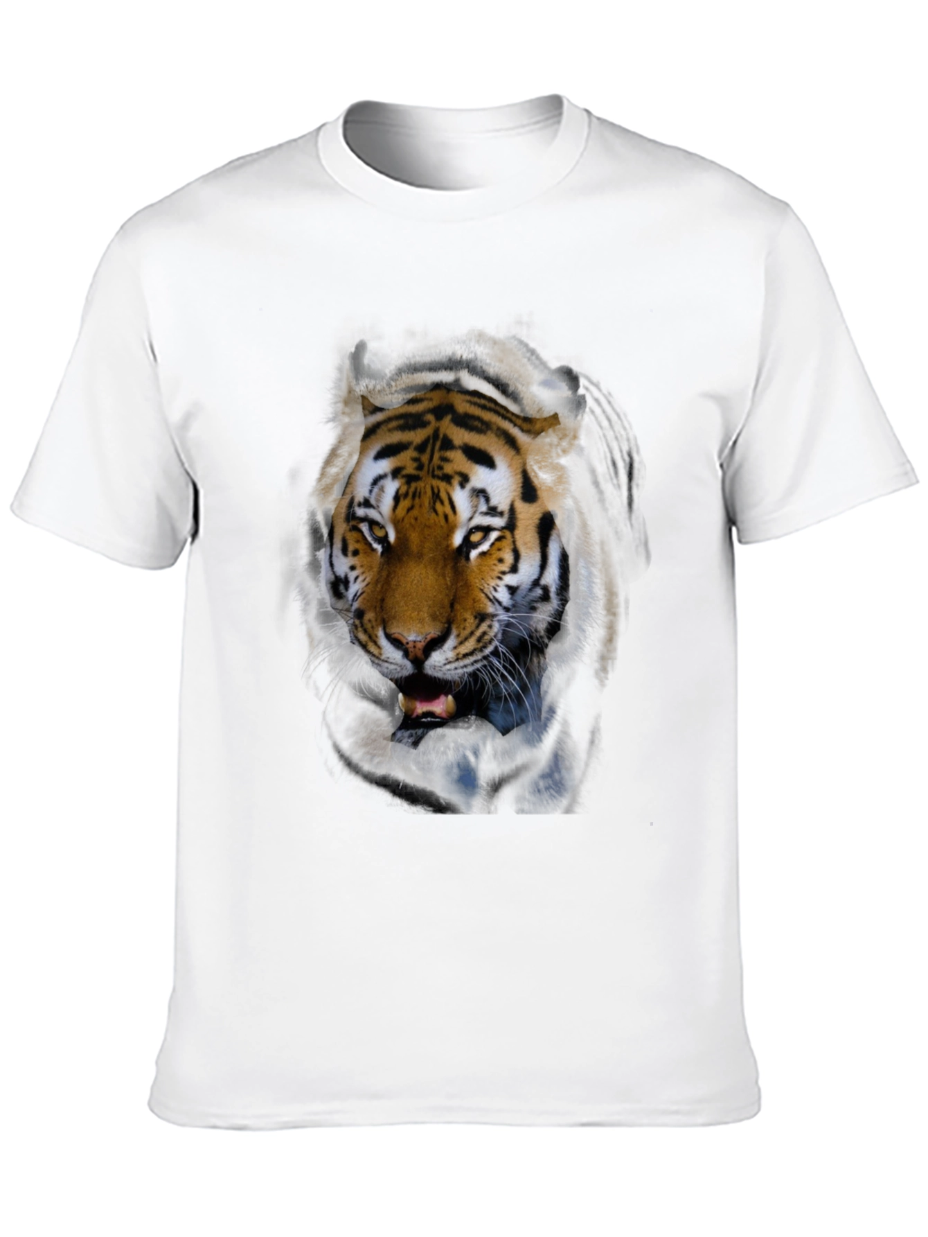 Tiger Graphic Black T-Shirt - Mens