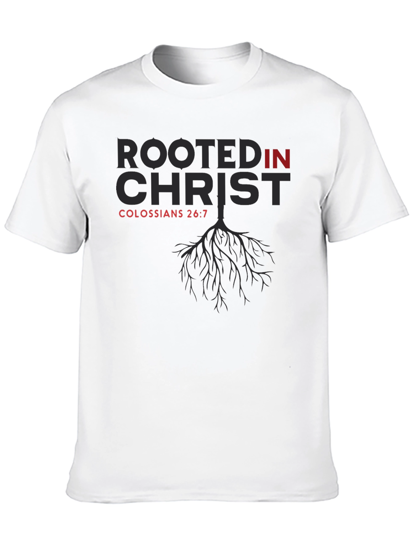 Rooted in Christ Tee - Colossians 2:6-7