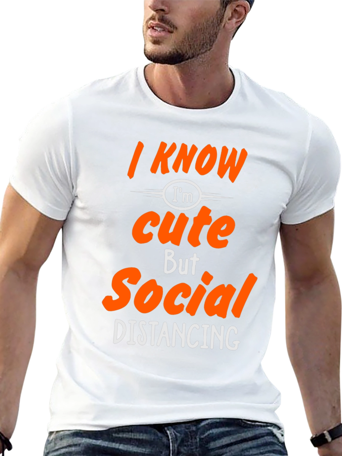 Funny Social Distancing Graphic Tee Shirt