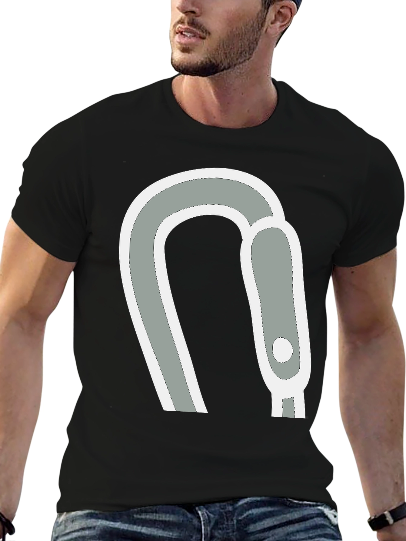 Carabiner Graphic Tee - Black