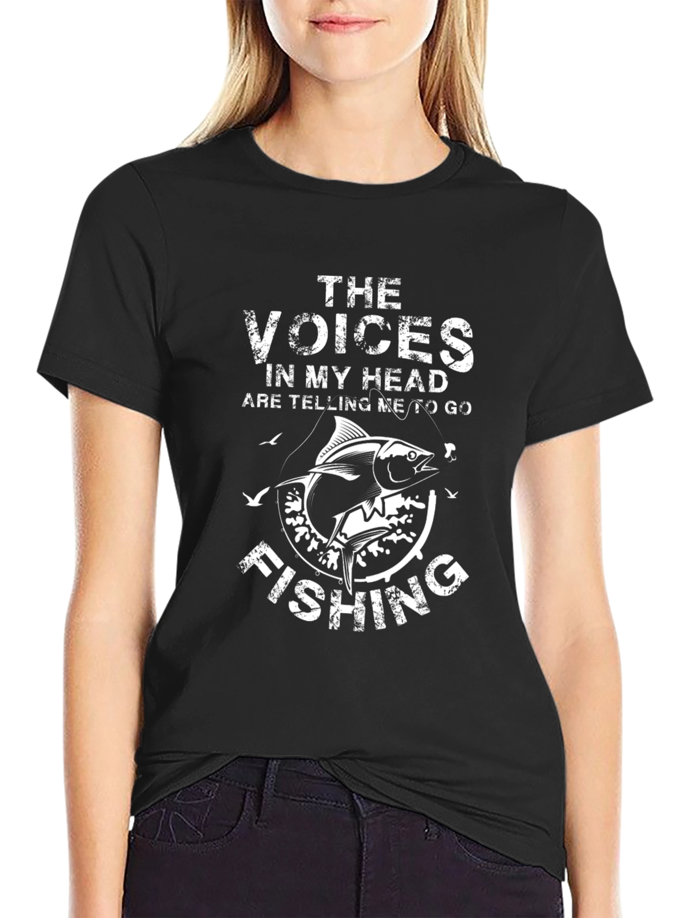 Voices Fishing Tee - Fun Angler T-Shirt