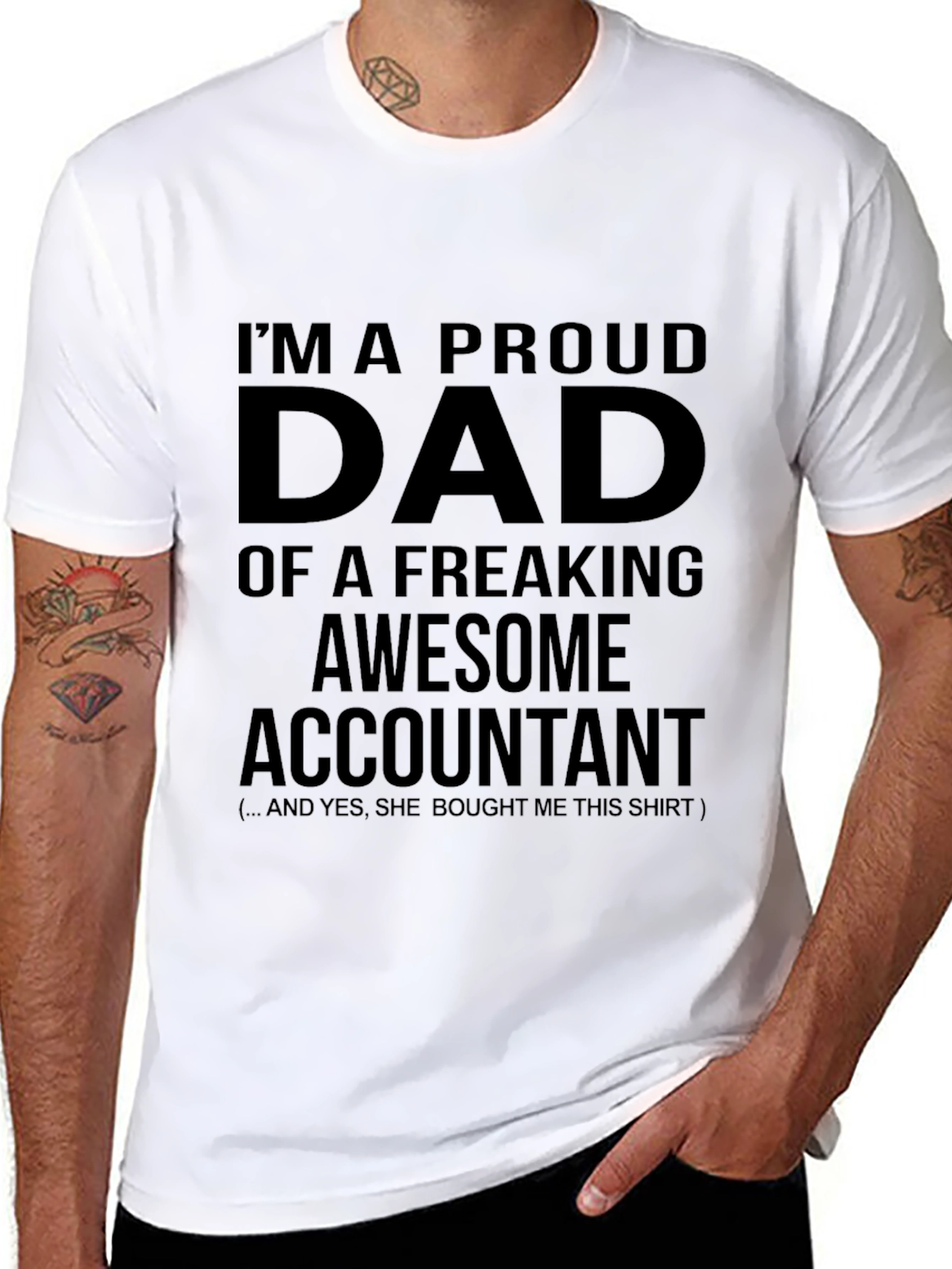 Proud Dad of an Awesome Accountant T-Shirt